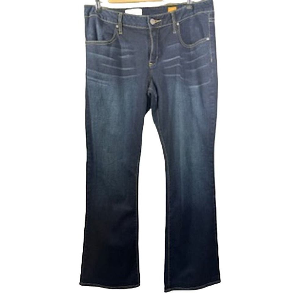 Anthropologie Dark Blue Boot Cut Jeans